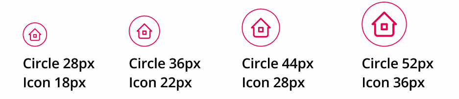 circle icons